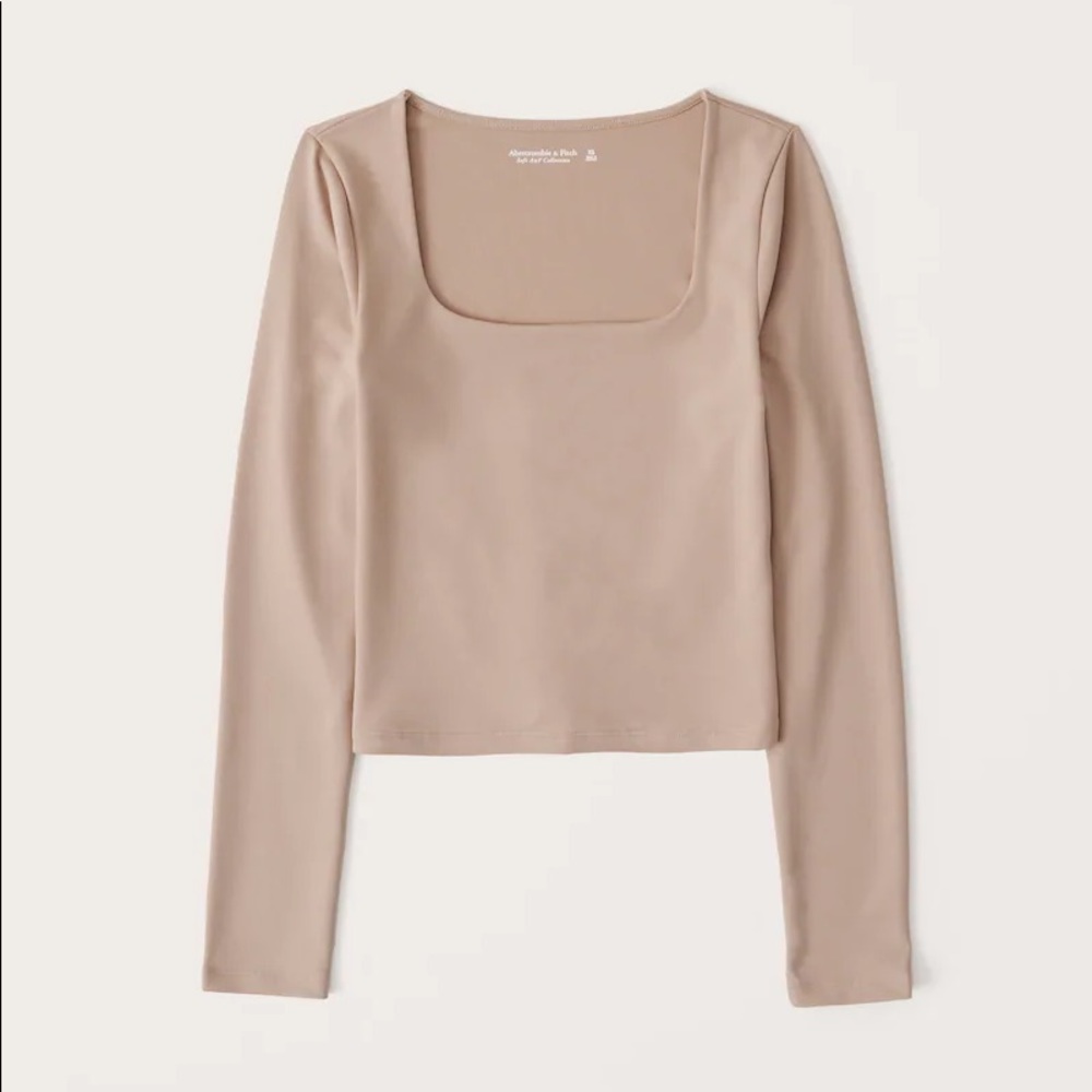 Abercrombie seamless long sleeve slim top